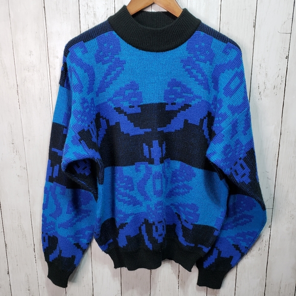 Permit Other - Vintage Permit Mens Sweater 80s 90s Retro Size L